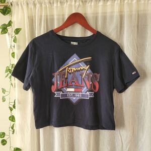 Tommy Jeans graphic crop t-shirt